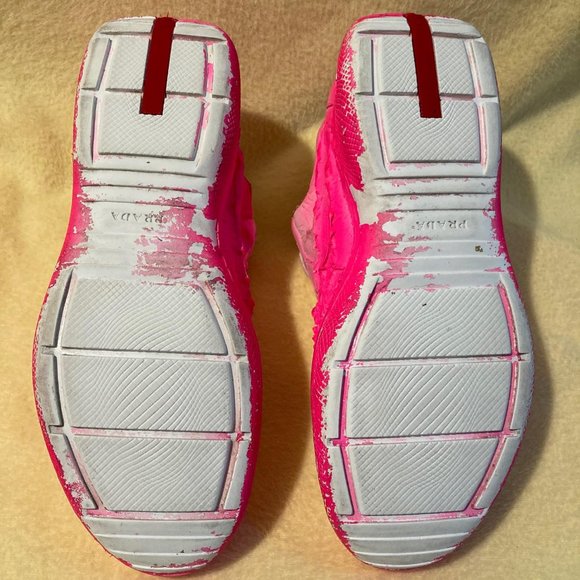 PRADA X CASS ATT4CK SNEAKERS SIZE 7.5 MEN SIZE 9 WOMEN - Picture 7 of 13